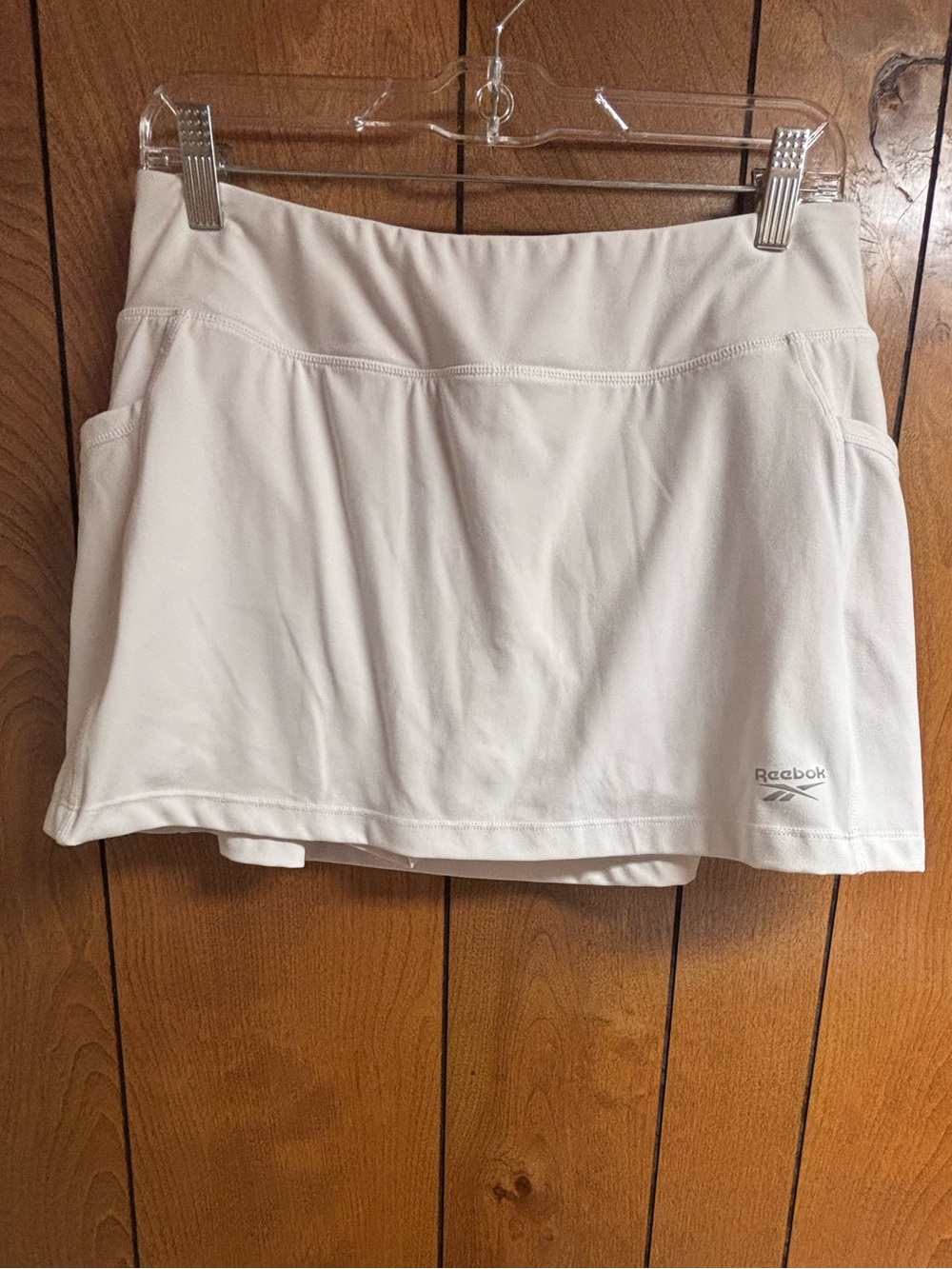 Reebok White Women's Athletic Skort with Built-In Shorts